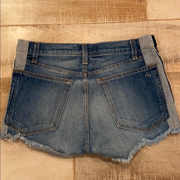 Rag & Bone Marilyn Short In Reverse Salvage - Picture 4 of 5